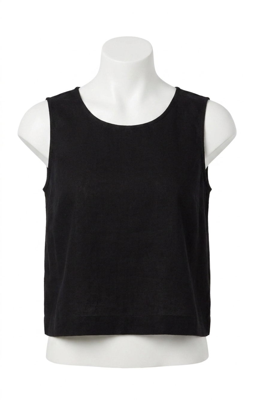 NEW Z SUPPLY sloane linen top in black